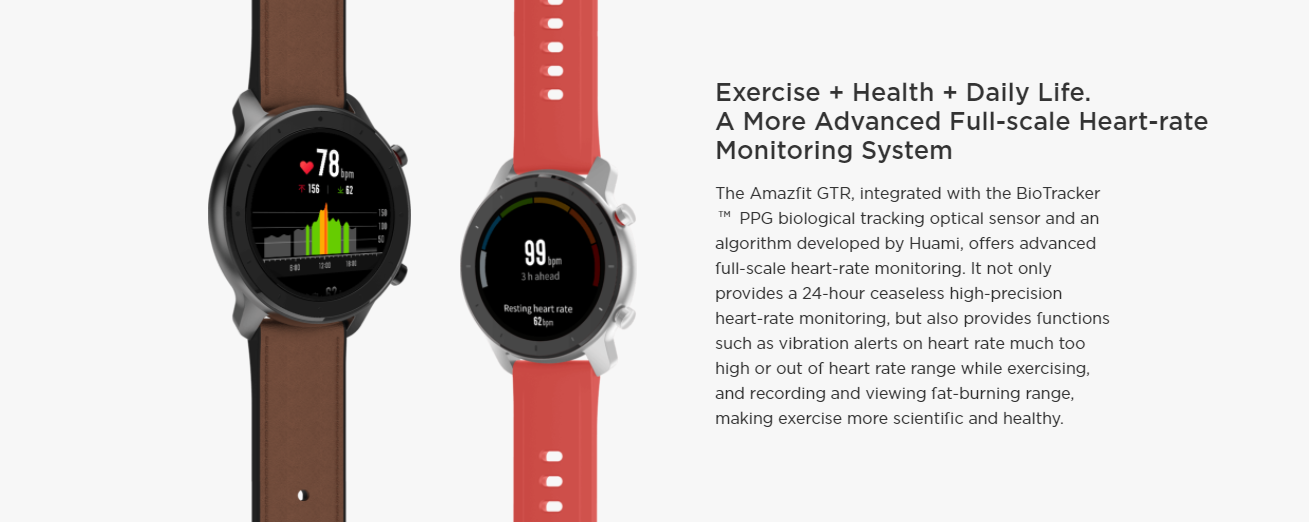 Features of the AMAZFIT GTR 42mm